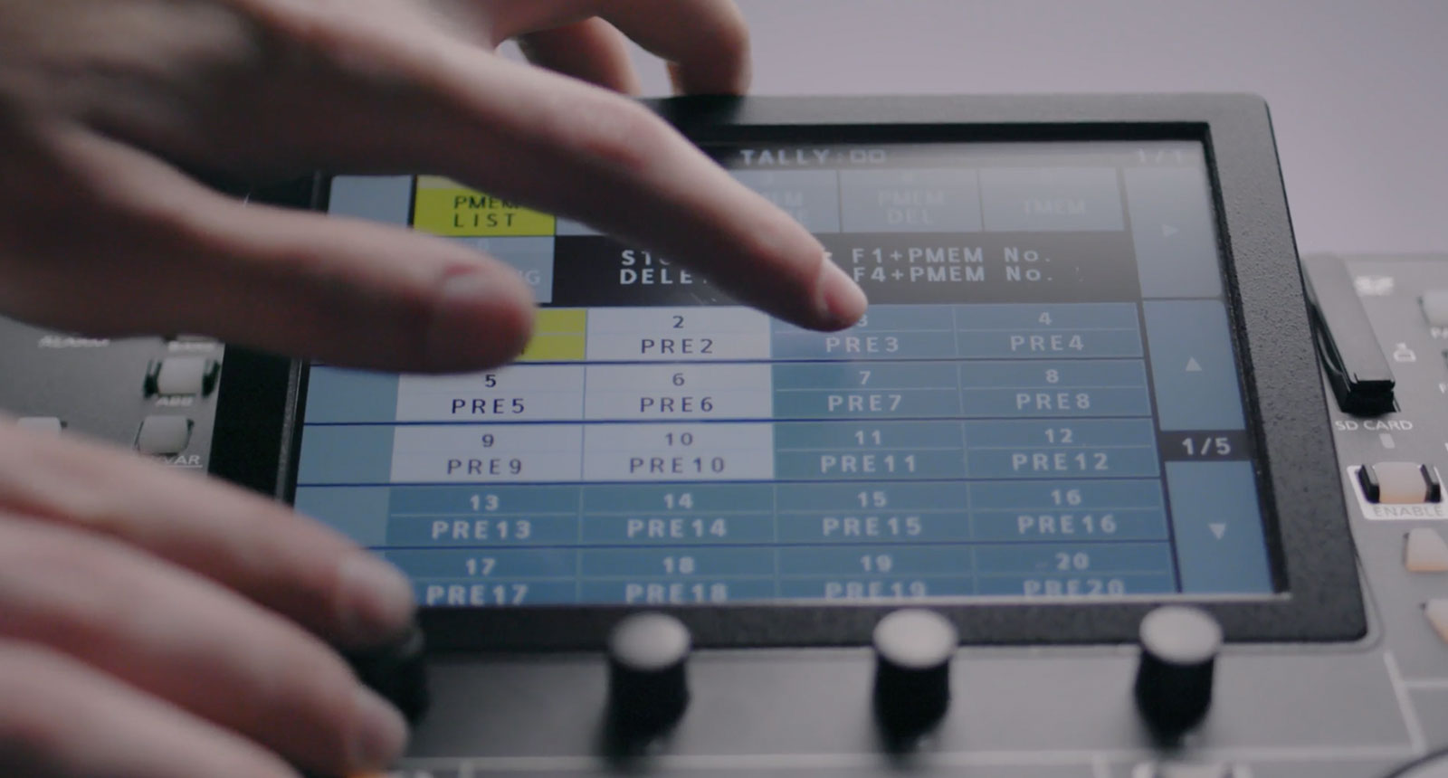 Panasonic AW-RP150 Controller